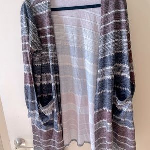 Large gently used Caroline cardigan LuLaRoe